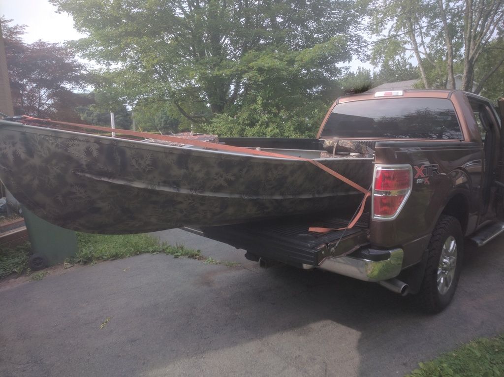 12' Aluminum Boat Project Camo And Fixing With Gluvit Nova Scotia